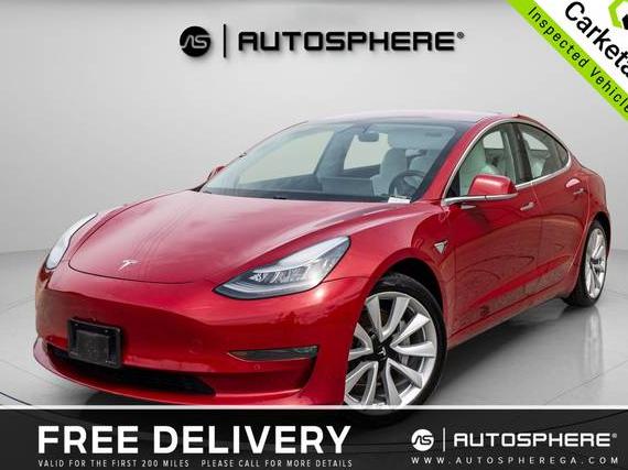 TESLA MODEL 3 2018 5YJ3E1EB7JF111792 image